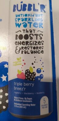 Triple Berry Breez'r Antioxidant Sparkling Water