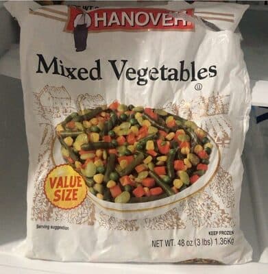 Mixed vegetables