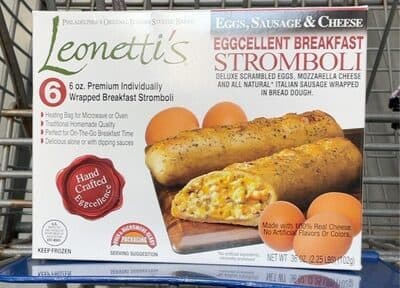 Eggs, Sausage & Cheese Eggcellent Breakfast Stromboli