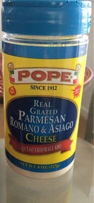 Real Grated Parmesan Romano & Asiago Cheese