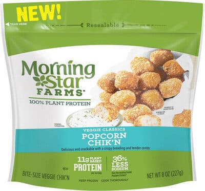 Bite-Size Veggie Popcorn Chik'N