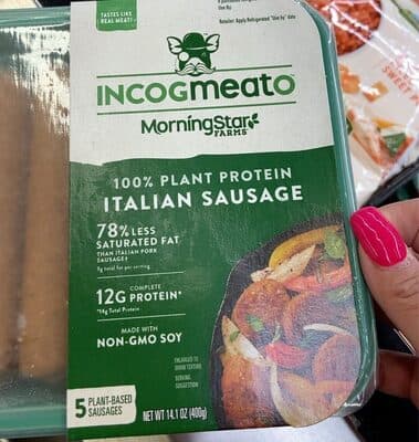 100% Plant Protein Italian Sausage