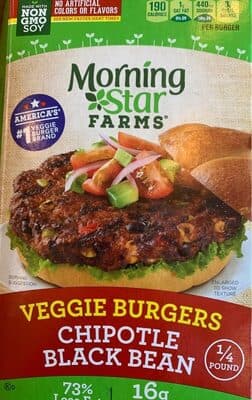 Chipotle Black Bean Veggie Burgers