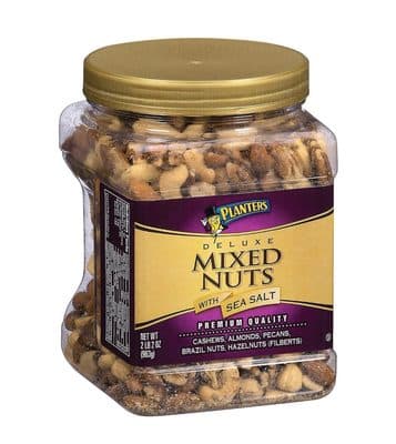 Mixed Nuts with Sea Salt Cashews, Almonds, Pecans, Pistachios, Hazelnuts