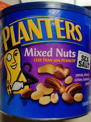 Mixed Nuts Peanuts, Almonds, Cashews, Hazelnuts, Pecans