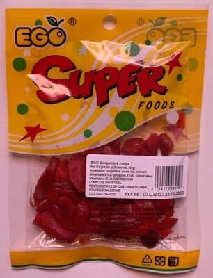 Super foods gingembre rouge