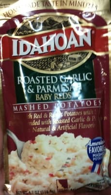 Baby Reds Roasted Garlic & Parmesan Mashed Potatoes Made with Red & Russet Potatoes with Skins