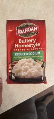 Reduced Sodium Buttery Homestyle Mashed Potatoes