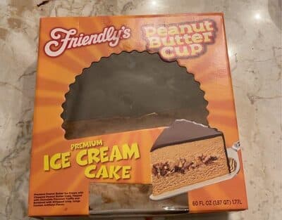 Peanut Butter Cup Premium Ice Cream Cake