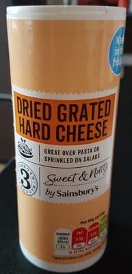 Dried Grated Hard Cheese