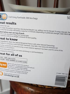 Earl Grey Fairtrade Fine Tea