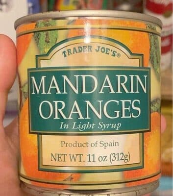 Mandarin Oranges in Light Syrup