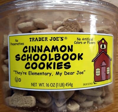 Cinnamon Schoolbook Cookies