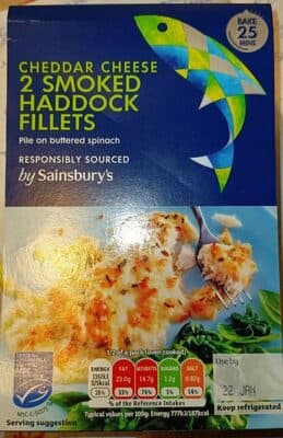 Cheddar Cheese Smoked Haddock Fillets