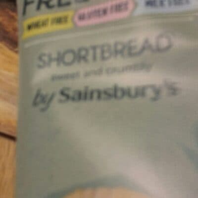 Sainsbury free from shortbread