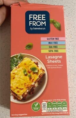 Lasagne Sheets