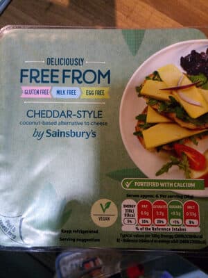 Deliciously Free From Cheddar-style Cheese
