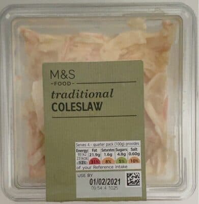 Traditional Coleslaw
