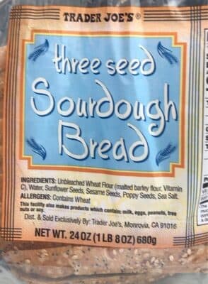 Three Seed Sourdough Bread