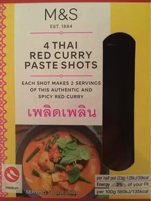 Red Curry Paste Shots