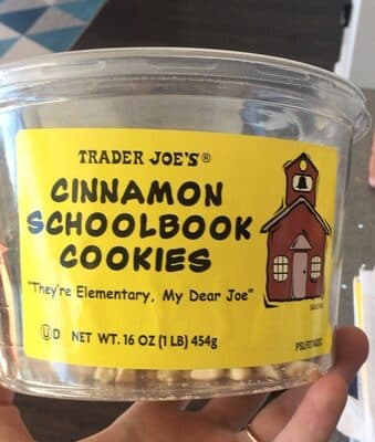 Cinnamon schoolbook cookie