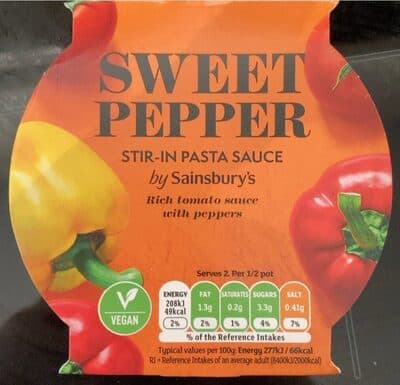 Sweet Pepper Stir-in Pasta Sauce