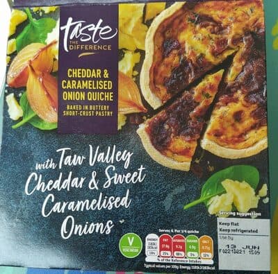Cheddar Caramelized Onion Quiche