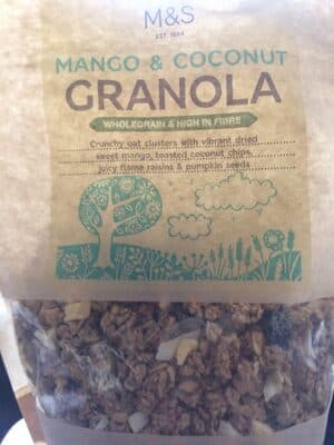 M&S granola mango coco