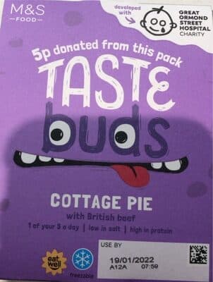 Taste Buds Cottage Pie