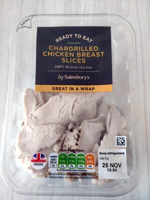 Chargrilled Chicken Breast Slices