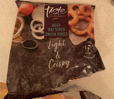 Beer battered onion rings