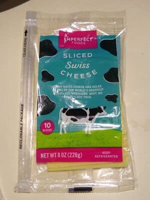 Sliced Swiss Cheese