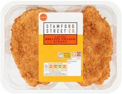 British Breaded Chicken Steaks