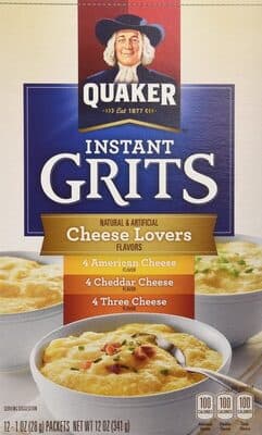 Quaker Instant Grits Cheese Lovers