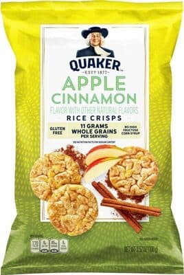 Apple Cinnamon Flavor Rice Crisps