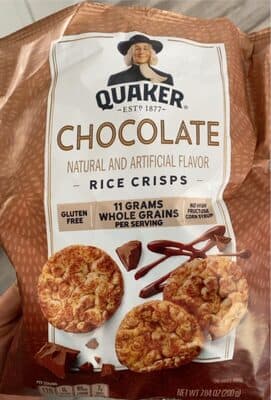 Quaker Popped Chocolate Rice Snacks