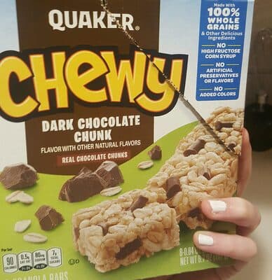 Dark Chocolate Chunk Flavor Granola Bars