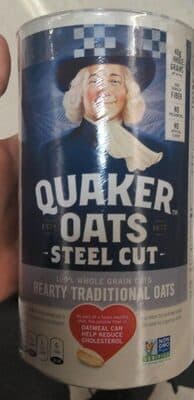 HEARTY TRADITIONAL STEEL CUT 100% WHOLE GRAIN OATS