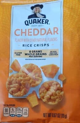 Cheddar Flavor Rice Crisps