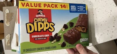 Chocolate Chip Chocolatey Covered Granola Bars