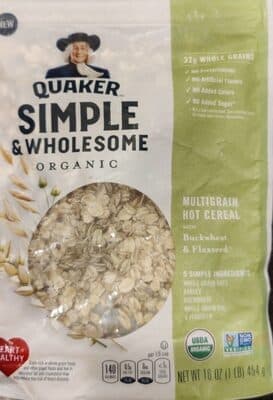 Organic Multigrain Hot Cereal with Buckwheat & Flaxseed