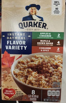 Instant oatmeal