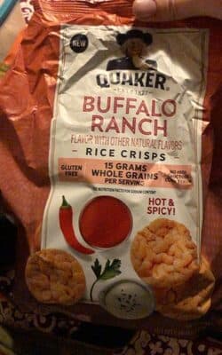 Hot & Spicy! Buffalo Ranch Flavor Rice Crisps