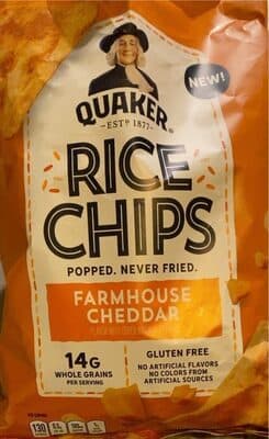 Farmhouse Cheddar Flavor Rice Chips