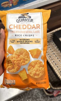 Cheddar Flavor With Other Natural Flavors Rice Crisps