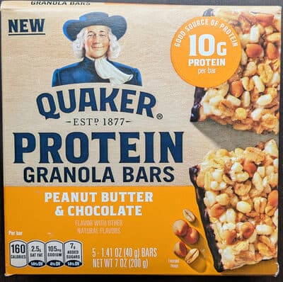 Protein Granola Bars Peanut Butter & Chocolate