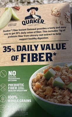 Fiber Instant Oatmeal