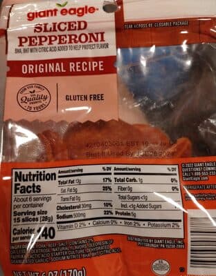 Original Recipe Pepperoni