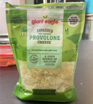 Provolone Not Smoked Shredded Cheese