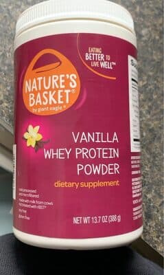 Vanilla Whey Protein Powder